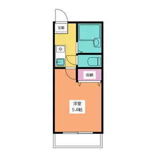 キャビンタコス【3階】の間取り