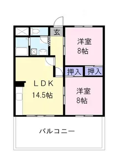 ディアホームズ志とも【3階】の間取り
