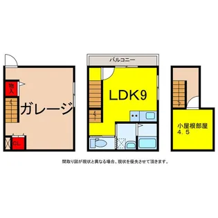 千葉県四街道市鹿渡【アパート】の間取り