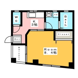 リベルタ16【2階】の間取り