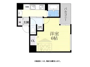 レオンコンフォート難波西【2階】の間取り