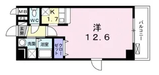 リョーアイ【6階】の間取り