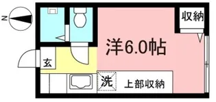 上北沢パークフラット参番館【1階】の間取り