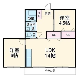 田口ビル【4階】の間取り