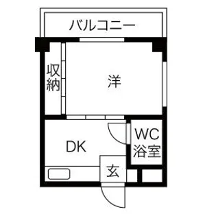 ミヤコビル【5階】の間取り