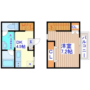 T・Kコーポ【1階】の間取り