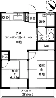 第一飯島荘【2階】の間取り