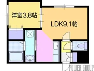 ワイスレーベン【3階】の間取り