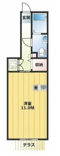 東京都北区志茂5【アパート】の間取り