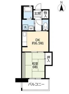 URシャレール東豊中【5階】の間取り
