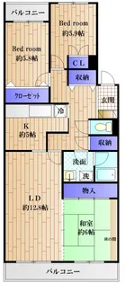 L-commu+PLUS相模大野【3階】の間取り