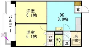 第2柴田ビル【2階】の間取り