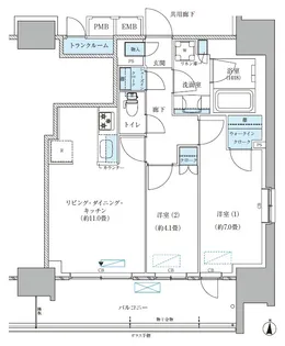 東京都江東区大島4【マンション】の間取り