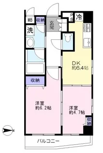 アーバンファースト両国【9階】の間取り