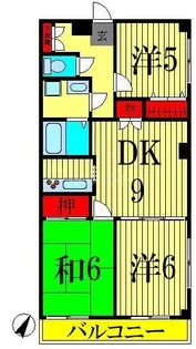 3DKの間取り画像