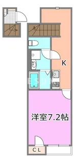 千葉県千葉市稲毛区天台2【アパート】の間取り