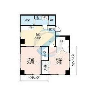 千葉県市川市塩焼1【マンション】の間取り