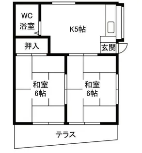 ハイツ金子【1階】の間取り