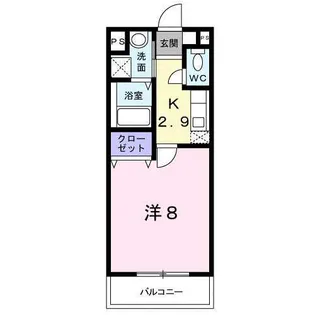 エスポワール【1階】の間取り