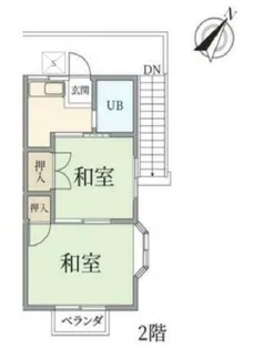 ニューセブンハイツ【2階】の間取り