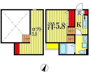 グレイスヴィラ【2階】の間取り