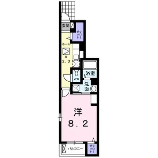 千葉県柏市小青田1【アパート】の間取り