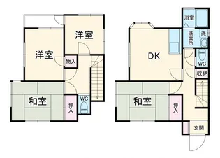 埼玉県さいたま市西区大字指扇【一戸建】の間取り