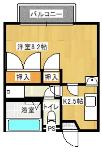 SHIBAZAKI Build II【2階】の間取り