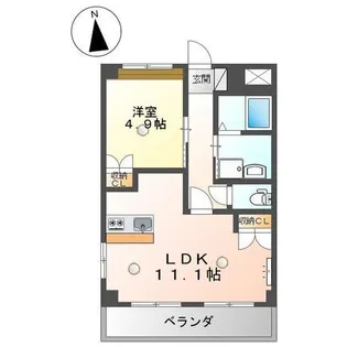 ハッピースウィング【2階】の間取り
