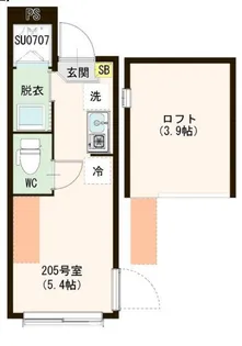 中野ニューメゾンピア【2階】の間取り