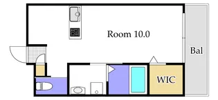 神下新築アパート【2階】の間取り
