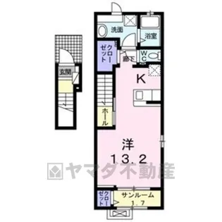 フィオーレエレガンツァ【2階】の間取り