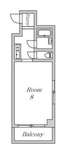 大阪府大阪市福島区大開3【マンション】の間取り