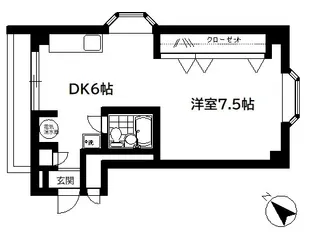 東京都渋谷区松濤2【マンション】の間取り