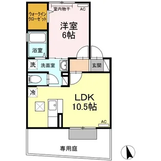 Melody【1階】の間取り