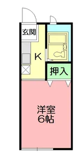 ジュネス上倉田【2階】の間取り