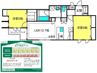 リアン八潮【3階】の間取り
