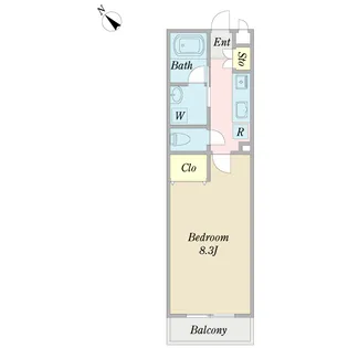 シスタス【2階】の間取り