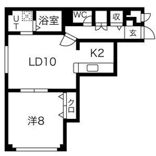 クリエートビル【2階】の間取り
