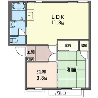 エクセルひかり【2階】の間取り