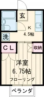 ゆうあいハイム【1階】の間取り