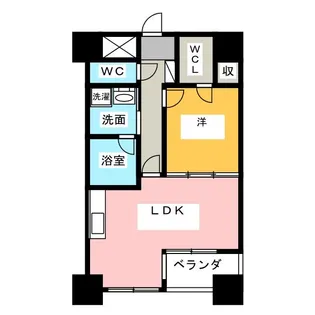 フェリシアス【3階】の間取り