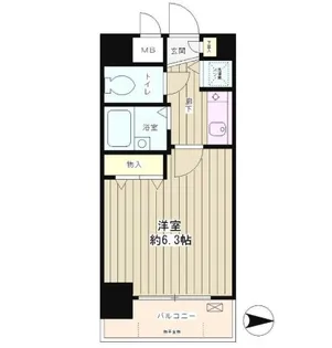 パークヒルズ落合【5階】の間取り