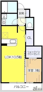 東京都東村山市美住町2【アパート】の間取り
