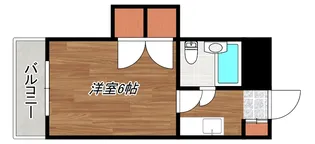 クリスタルコート328【1階】の間取り