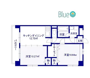 ラ.グラシューズ【3階】の間取り