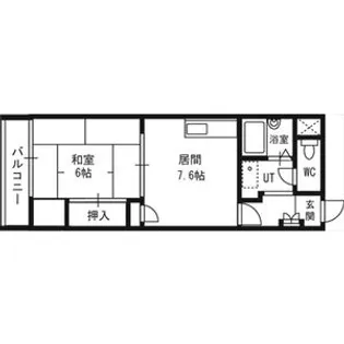 アートサイドテラス【10階】の間取り