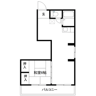 パレイシャル生駒I【5階】の間取り