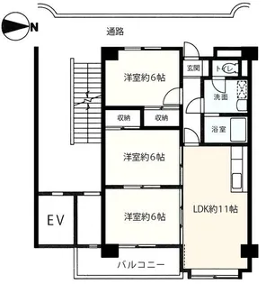 ラスティックビル【4階】の間取り