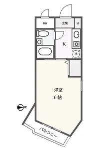 ドム登戸II【4階】の間取り